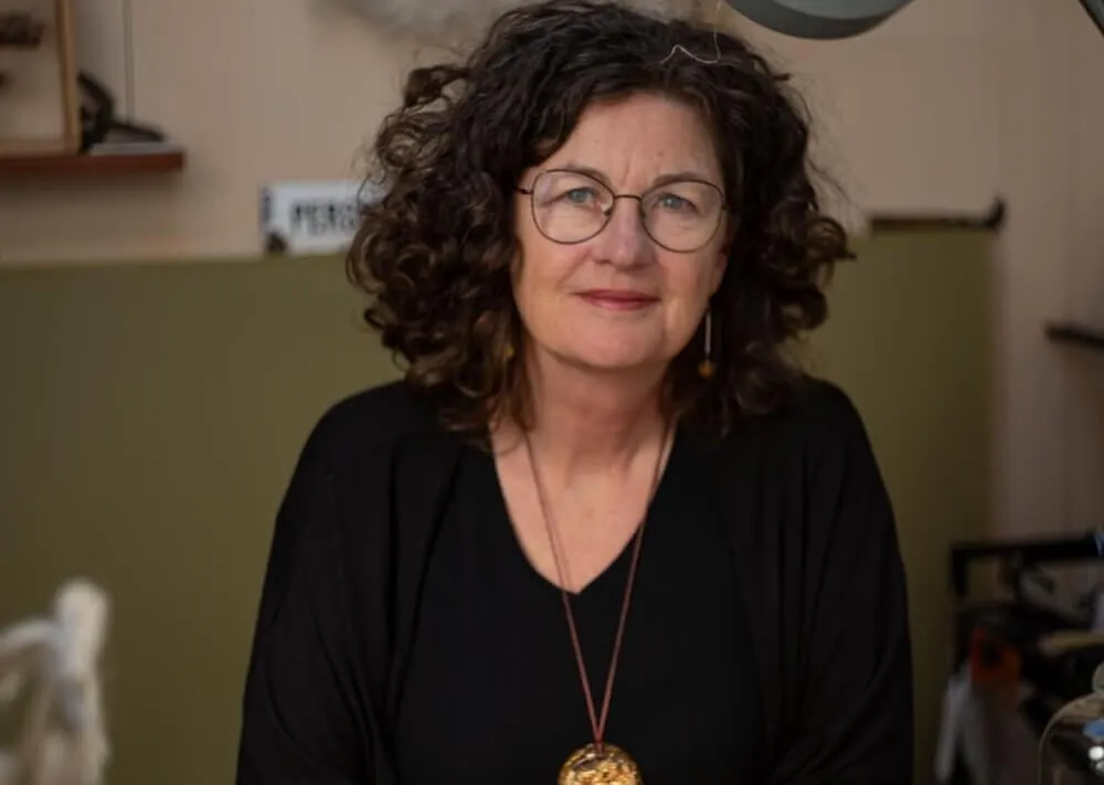 Portrait of Nants Schilstra in her studio